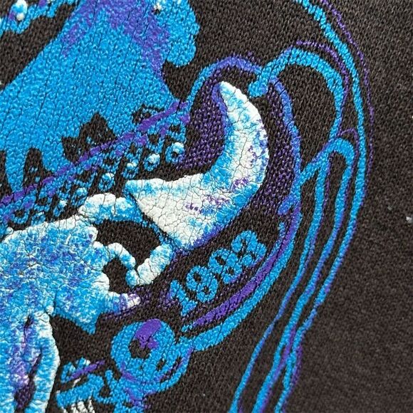 Vintage 1993 Sturgis Native American Graphic Sweatshirt Unisex M - Picture 7 of 7